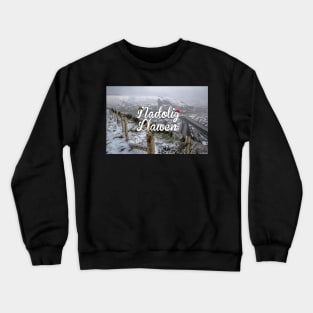 Welsh Christmas - Snowy Hills Crewneck Sweatshirt